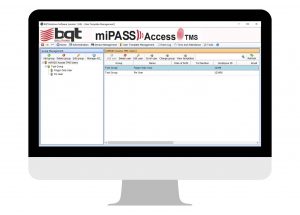 monitor screen showing a software interface